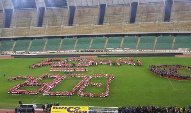 Duemila bambini allo stadio per la coreografia del calendario del Bari